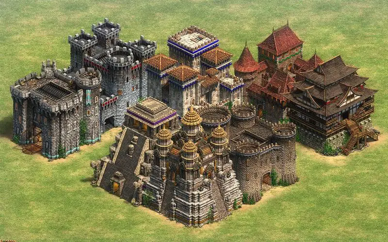 帝国时代2怎么升级城堡时代