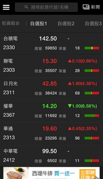 奇摩股市截图1