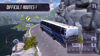 山路公交爬坡赛车截图4