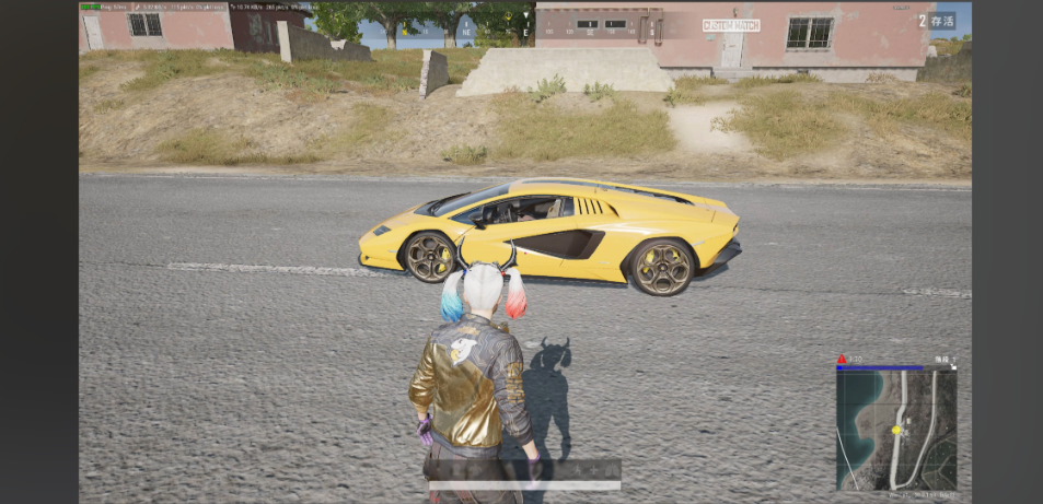 绝地求生怎么瞄车