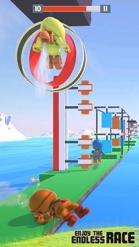 有趣的喷气背包比赛3d截图1