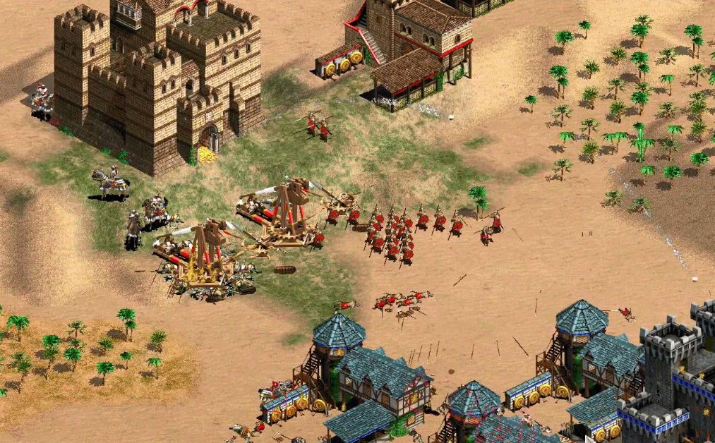 帝国时代2怎么强制攻击盟友