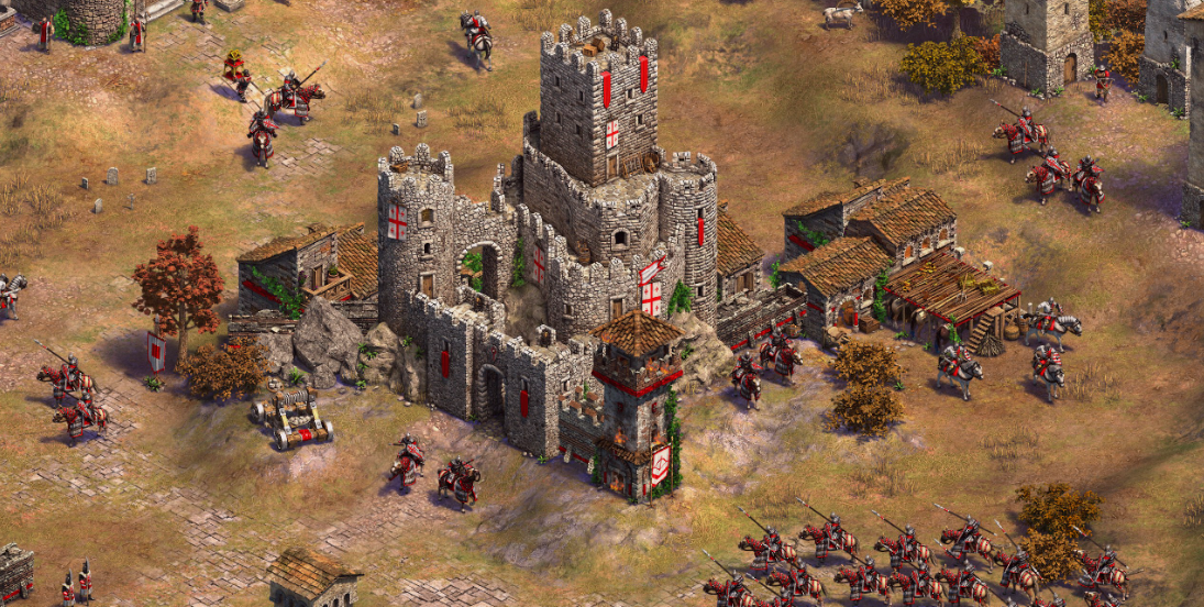 帝国时代2怎么选中所有部队