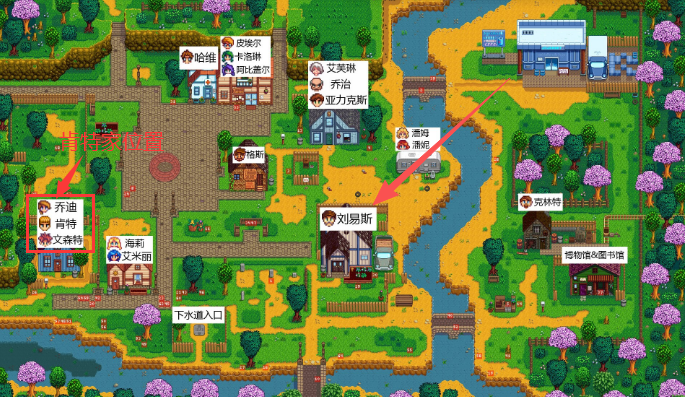 星露谷物语村长的家在哪