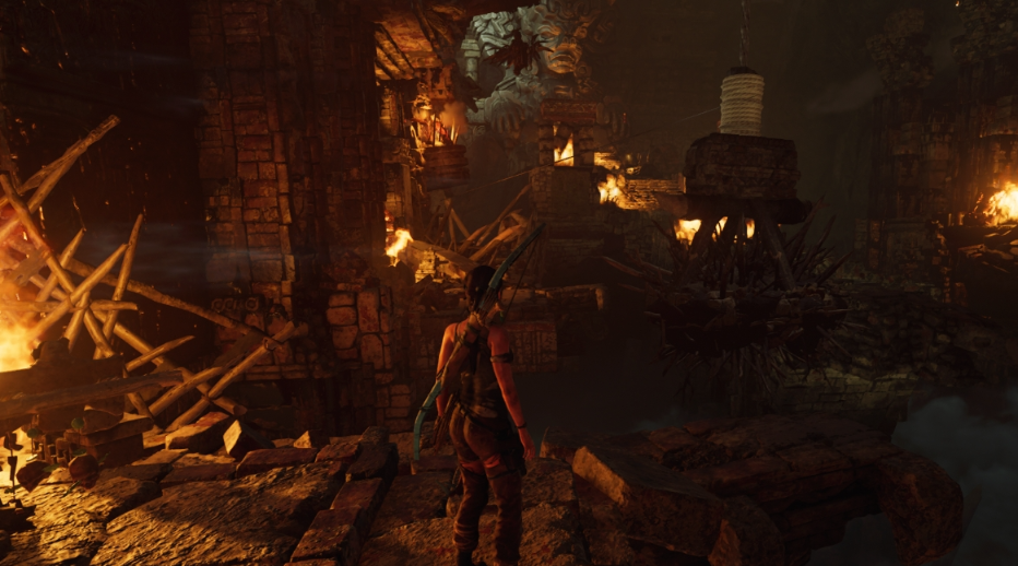 古墓丽影暗影怎么过旋转古墓