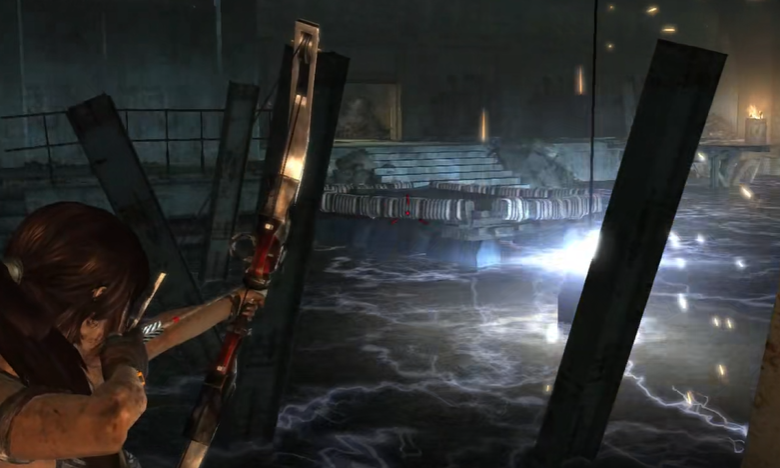 古墓丽影水里有电怎么过去