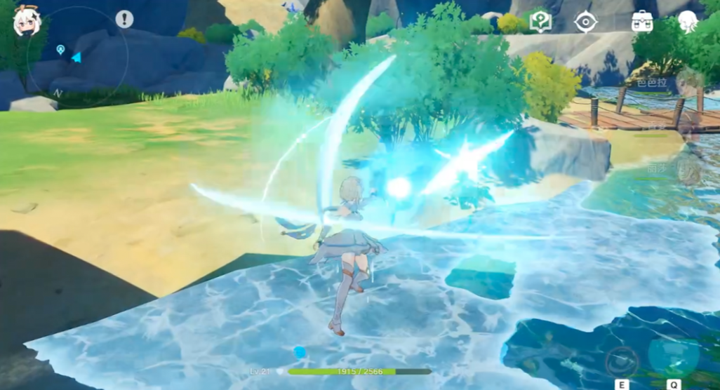 原神怎么造成扩散反应