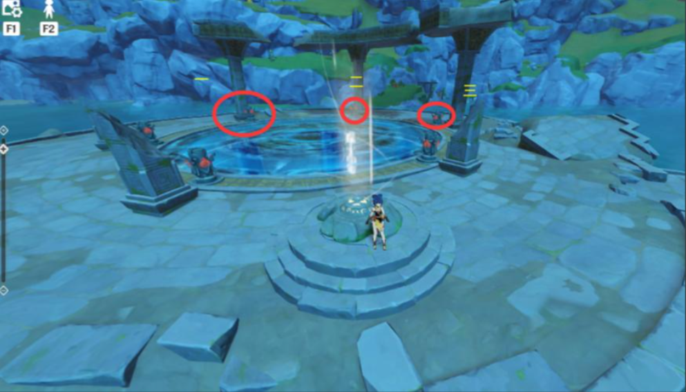 原神璃月火石柱怎么开