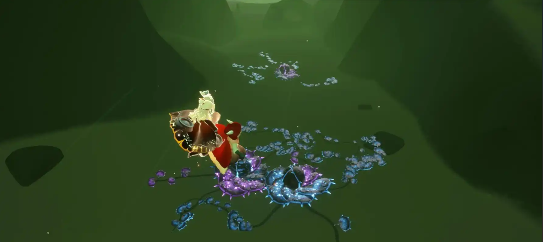 光遇单人怎么快速烧花