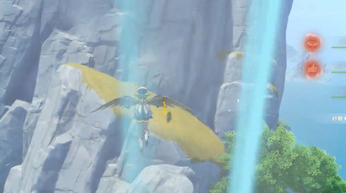 原神散失的岩神瞳在天上怎么拿
