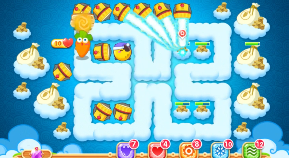 保卫萝卜2的51关怎么才能过