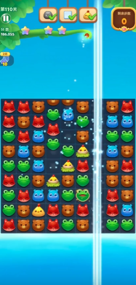 开心消消乐怎么过110关