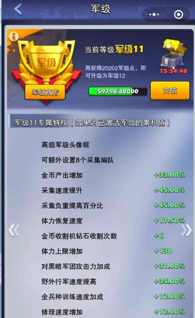 口袋奇兵军级点如何获得