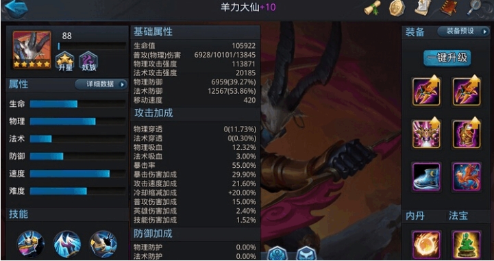乱斗西游2羊力大仙加点