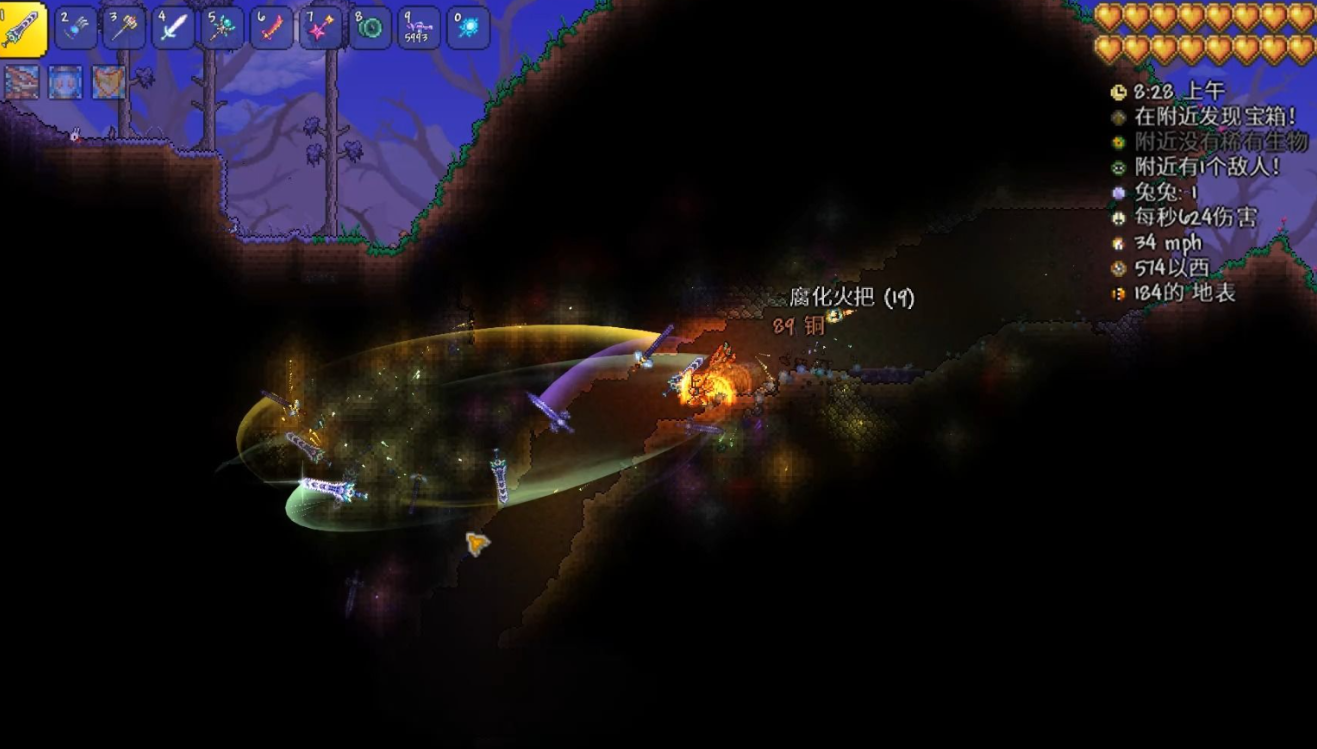 泰拉瑞亚如何找附魔剑