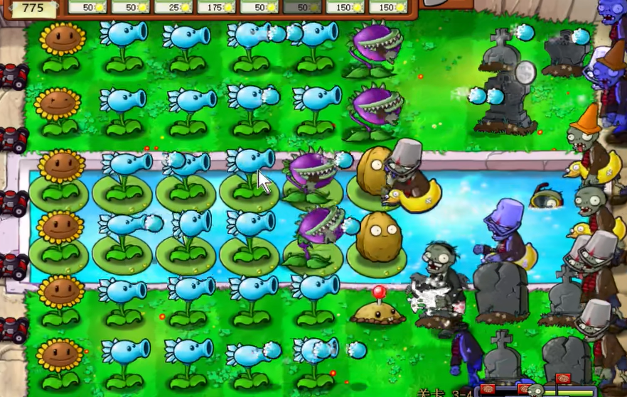 植物大战僵尸九五版3-4怎么过