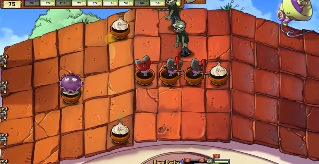 植物大战僵尸中跳跳舞会怎么打的