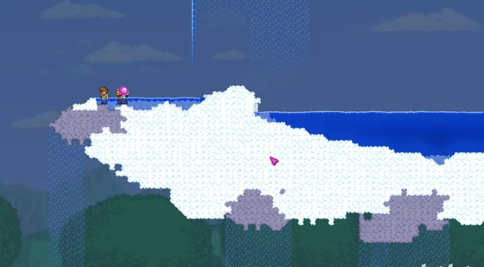 泰拉瑞亚天湖在哪里