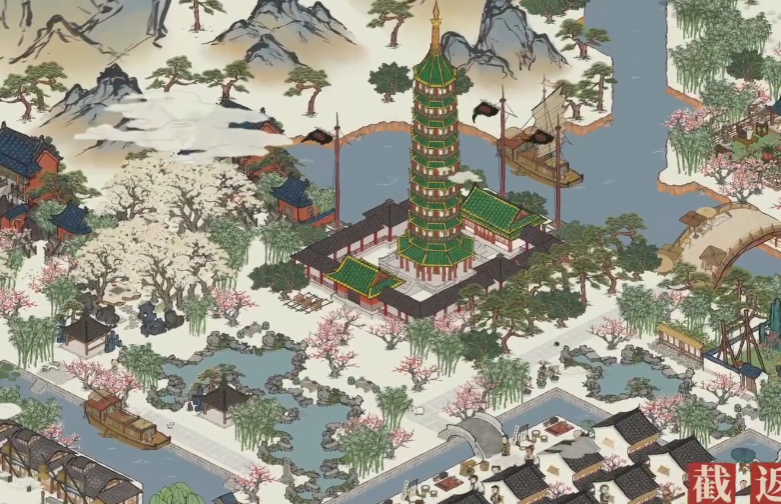 江南百景图如何游园